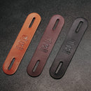 Kit Tie Clip 100% Couro